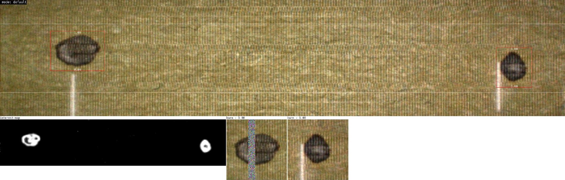 Real-time defect detection in action